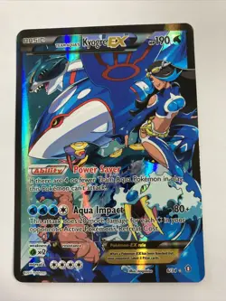 Team Aqua's Kyogre EX - Double Crisis (DCR) 6/34 Ultra Rare Pokemon Card - Image 1
