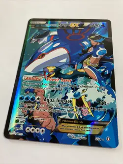 Team Aqua's Kyogre EX - Double Crisis (DCR) 6/34 Ultra Rare Pokemon Card - Image 3