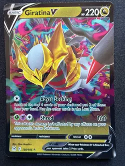 GIRATINA V 130/196 LOST ORIGIN ENGLISH POKEMON CARD TCG - Image 1