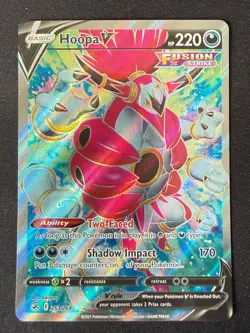 HOOPA V 253/264 FST FUSION STRIKE POKEMON CARD TCG NM 2021 - Image 2
