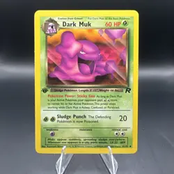 Pokemon Card - Dark Muk Team Rocket 41/82 Uncommon 1st Edition NM - Image 1