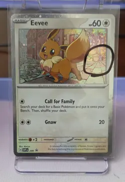 Eevee - 200 (Cosmos Holo) SVP200 Sv: Scarlet & Violet Promo Cards Holo SWIRL - Image 1