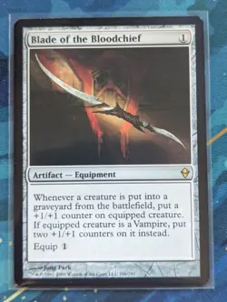 MTG Blade of the Bloodchief - NM - Zendikar - Image 1