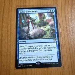 Curse Of The Swine - N/M - Secrets Of Strixhaven Magic The Gathering MTG - Image 1