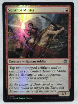 Sunshot Militia 168 The Lost Caverns of Ixalan Foil Magic The Gathering - Image 2