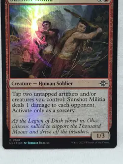 Sunshot Militia 168 The Lost Caverns of Ixalan Foil Magic The Gathering - Image 3