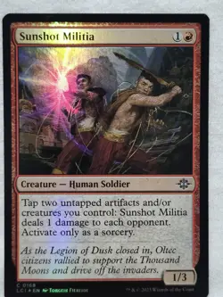 Sunshot Militia 168 The Lost Caverns of Ixalan Foil Magic The Gathering - Image 4