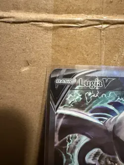 2022 POKEMON SWORD & SHIELD SILVER TEMPEST #186/195 LUGIA V ALT ART LP - Image 3
