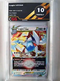 Carte pokemon ENGLISH Lugia VSTAR (SIT 139) Silver Tempest CGG 10 26520087 - Image 1