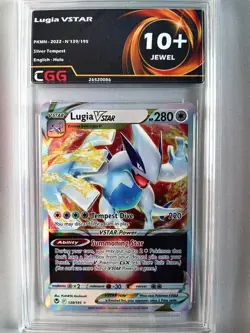 Carte pokemon ENGLISH Lugia VSTAR (SIT 139) Silver Tempest CGG 10+ 26520086 - Image 1