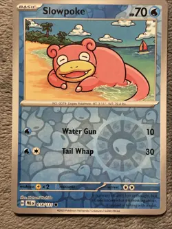 Slowpoke Slowbro Lot 151 Prismatic Evolutions Galarian Revers Holo Pokemon Cards - Image 3