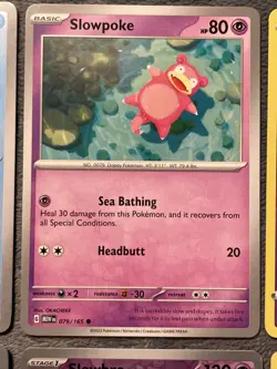 Slowpoke Slowbro Lot 151 Prismatic Evolutions Galarian Revers Holo Pokemon Cards - Image 4