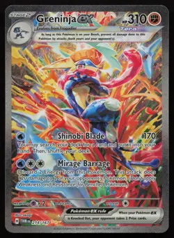 Greninja ex 214/167 SIR Twilight Masquerade Pokemon English NM - Image 1