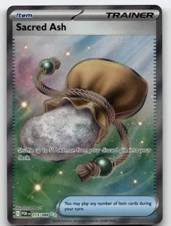 SACRED ASH 115/088 ULTRA RARE PERFECT ORDER POKEMON NEAR MINT - Image 2