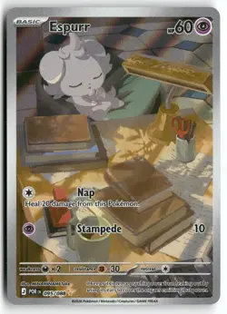 Espurr 095/088 Holo Illustration Rare Perfect Order Pokemon Near Mint - Image 1