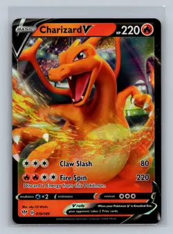 Charizard V 019/189 Holo V Rare Darkness Ablaze NM 2020 Free Shipping - Image 1