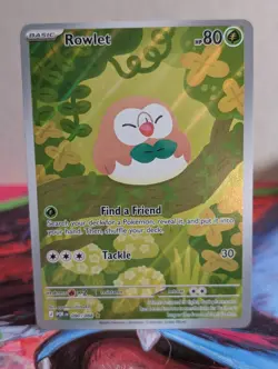 Rowlet 090/088 Illustration Rare Me03: Perfect Order Pokemon TCG - NM - Image 1