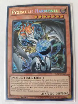 Konami Yu-Gi-Oh! Fydraulis Harmonia Secret Rare Holo 1st BLZD-EN024 - Image 2