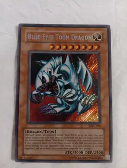 Yu-Gi-Oh! TCG Blue-Eyes Toon Dragon Magic Ruler MRL-000 Unlimited Secret Rare - Image 1