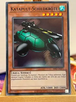 Katapult-Schildkrote MRD-DE075 25th Super Rare Deutsch NM YUGIOH - Image 1