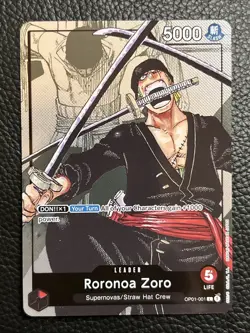 One Piece Roronoa Zoro OP01-001 (Alternate Art) ENGLISH - Image 1