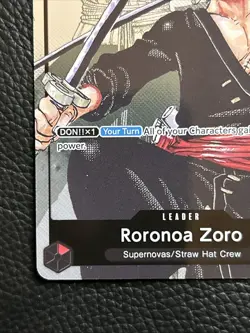 One Piece Roronoa Zoro OP01-001 (Alternate Art) ENGLISH - Image 4