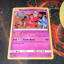 Deoxys ~ SM164 ~ Holo ~ SUN & MOON PROMO ~ LIGHT PLAY ~ Pokemon Card - Image 1