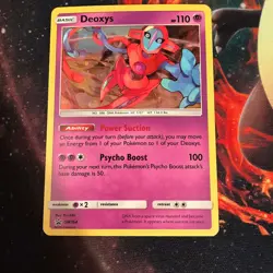 Deoxys ~ SM164 ~ Holo ~ SUN & MOON PROMO ~ LIGHT PLAY ~ Pokemon Card - Image 2