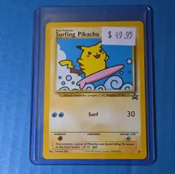 Pokemon Surfing Pikachu 28/53 Wotc Promo Regular 2001 English Basic Card - Image 1
