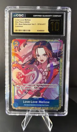 2024 LOVE-LOVE MELLOW PREMIUM CARD COLL BEST SELECTION VOL.1 CGC PRISTINE 10 - Image 1