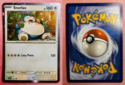 Snorlax SVP 122 Cosmos Holo | Scarlet & Violet Promo | Pokemon TCG Card | NM - Image 3