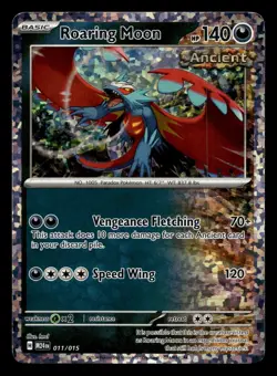 Roaring Moon 011/015 McDonalds Holo Promo 2024 Pokemon NM - Image 1