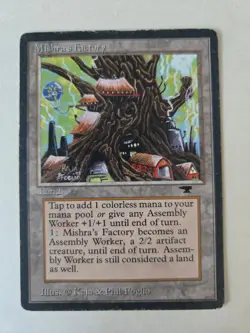 Mishra's Factory Spring LP/MP Antiquities MTG Magic The gathering - Image 1