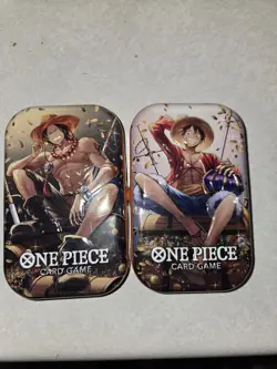 ONE PIECE OP-13 TIN PACK VOL 2, 2 Tins NEW Never Opened - Image 1