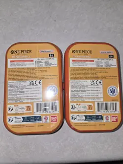 ONE PIECE OP-13 TIN PACK VOL 2, 2 Tins NEW Never Opened - Image 2