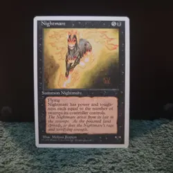 Nightmare - 4th Edition - Lightly Played - MTG - Image 1