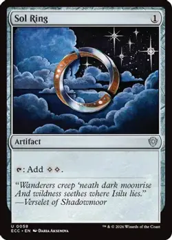 Sol Ring (0058) 58 Uncommon Commander: Lorwyn Eclipsed Near Mint - Image 1