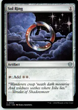 Sol Ring (0058) 58 Uncommon Commander: Lorwyn Eclipsed Near Mint - Image 2