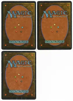 Bad Moon x3 3x 1995 MTG Core Set 4th Edition Black Rare Enchantment MP AZ3 - Image 2