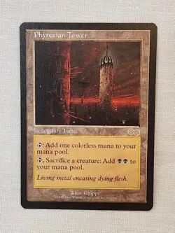 NM Phyrexian Tower Urza's Saga Mtg Magic the Gathering - Image 1