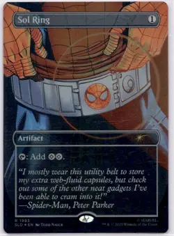 Sol Ring (FOIL) SLD #1993 Spider-Man Magic: The Gathering NM - Image 1