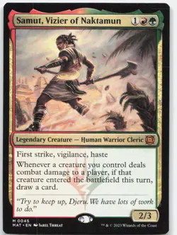 Samut, Vizier of Naktamun *Regular* MAT 45 NM-LP - Image 1