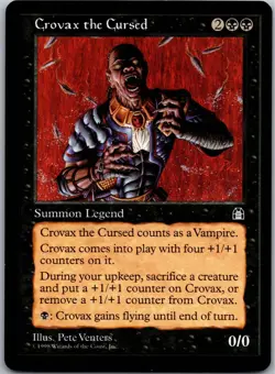 Crovax the Cursed - R - Regular MTG: Stronghold 1998 [LP] - Image 1