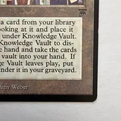 Knowledge Vault LP Legends Magic The Gathering MTG Vintage 1994 - Image 5