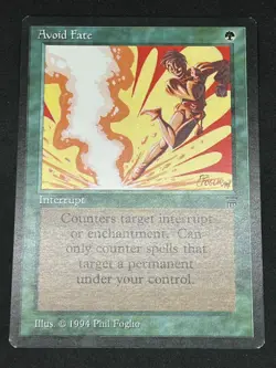 Magic the Gathering MTG Avoid Fate Green Legends Common - Image 1