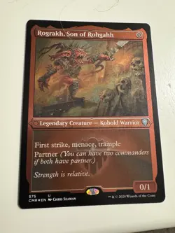 Magic The Gathering: Rograkh, Son Of Rohgahh Etched Foil (NM) - Image 2