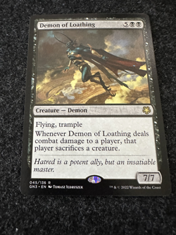 Demon of Loathing - Theme Booster Exclusive MTG Theros Beyond Death NM Magic - Image 1