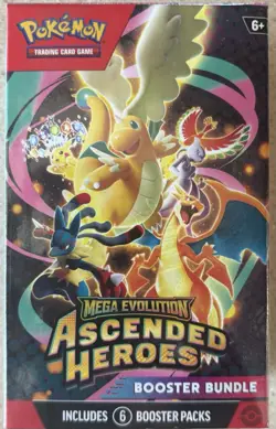 Pokemon Mega Evolution Ascended Heroes Booster Bundle Box Lucario Charizard - Image 1
