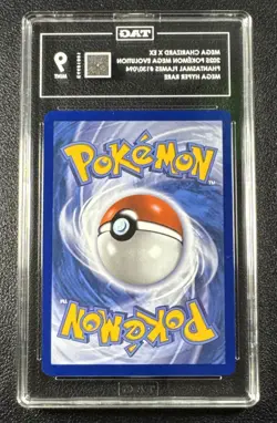 Pokemon Mega Charizard X ex Mega Hyper Rare Holo 130/094 TAG 9 MINT Phantasmal - Image 5
