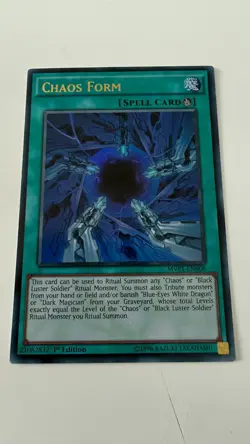 Yu-Gi-Oh! Chaos Form MVP1-EN008 Ultra Rare Mint 1st Edition - Image 1